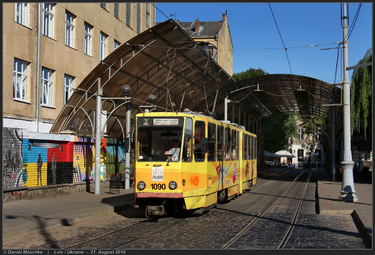 Львов, Tatra KT4SU № 1090