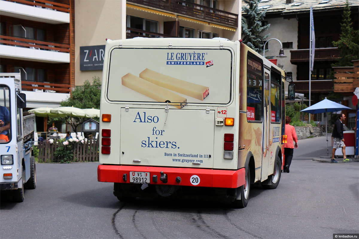 Zermatt, Rizzi-Bus-Vetter 6 SN-E/B № 12