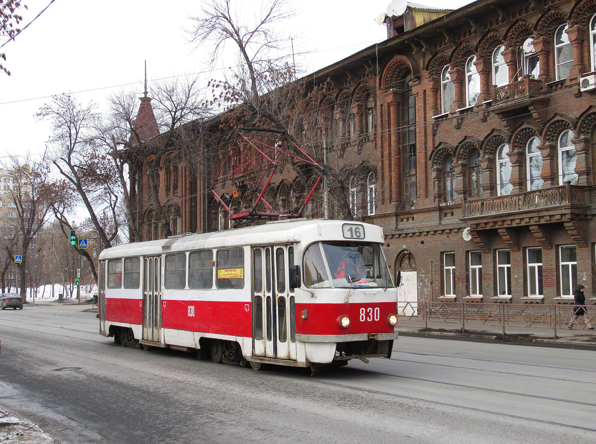 Самара, Tatra T3SU № 830