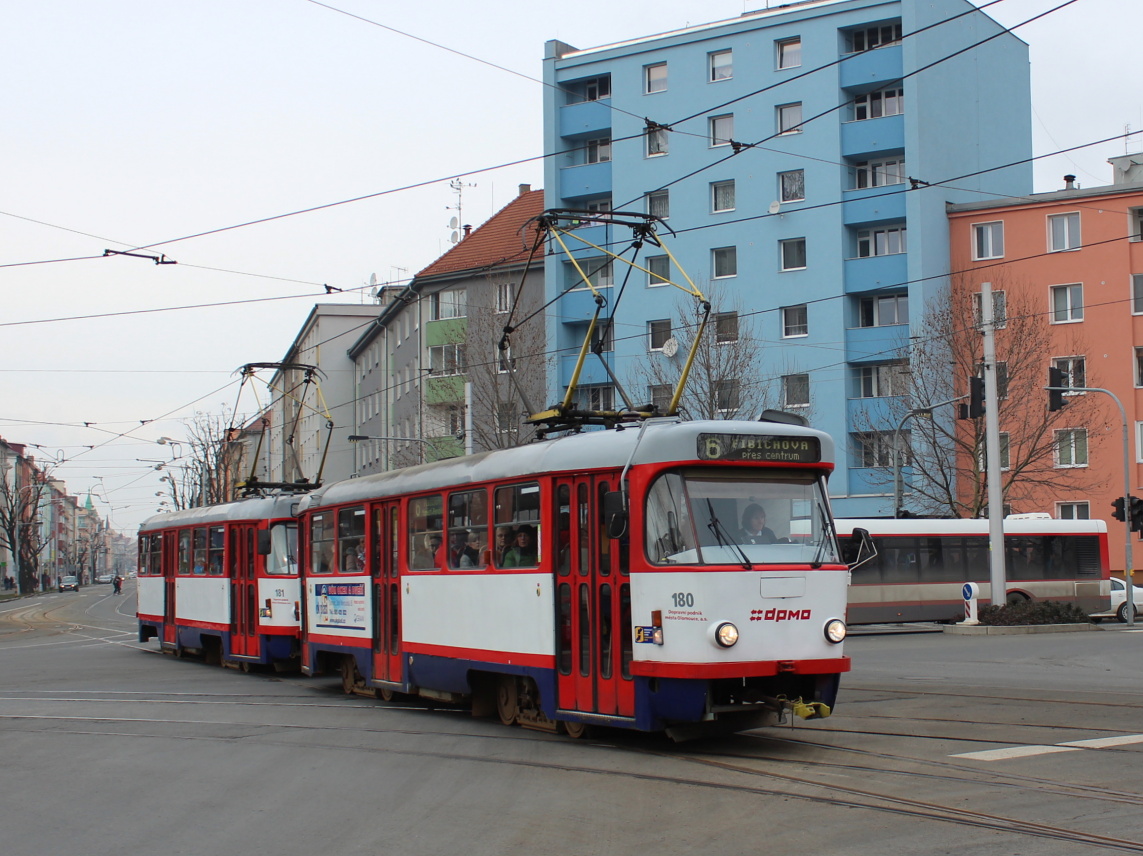Оломоуц, Tatra T3R.P № 180