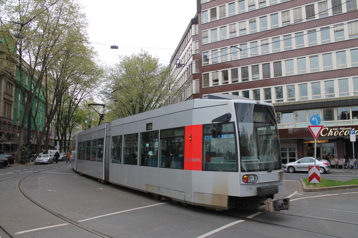 Düsseldorf, Duewag NF6 nr. 2109 Düsseldorf, Duewag NF6 nr. 2109