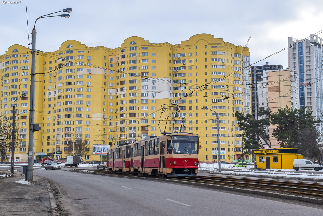 Киев, Tatra T6B5SU № 313