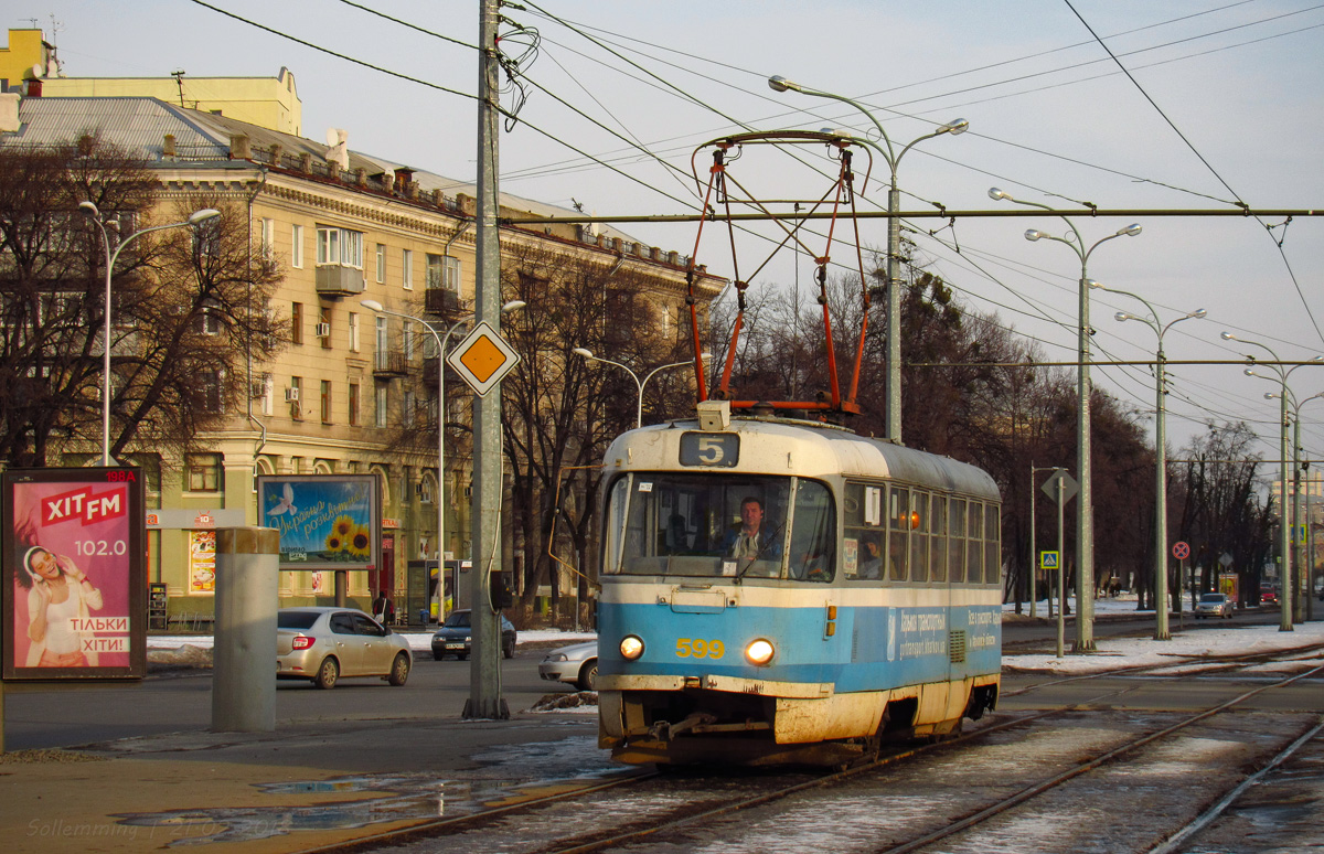 Харьков, Tatra T3SU № 599