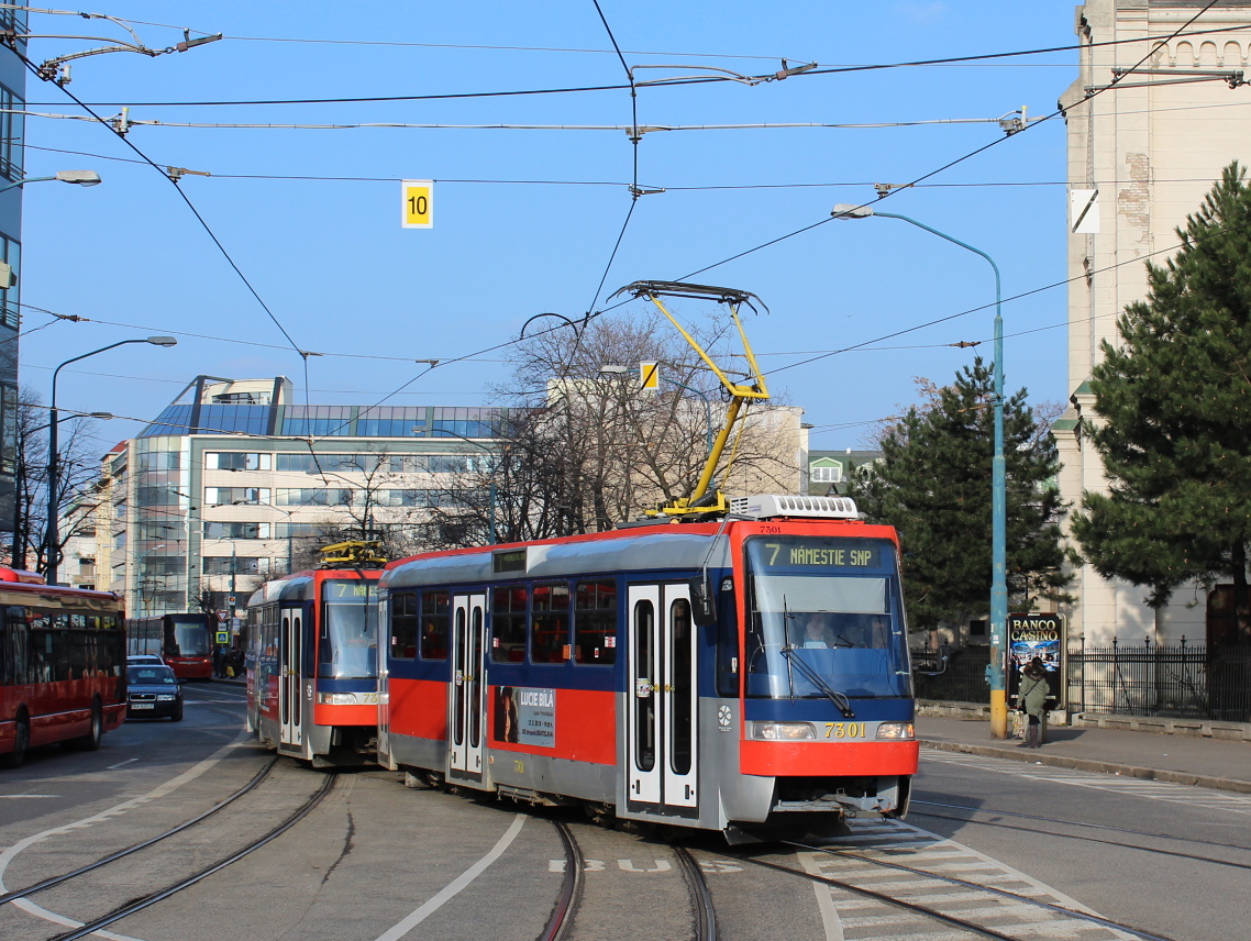 Bratislava, Tatra T3S № 7301