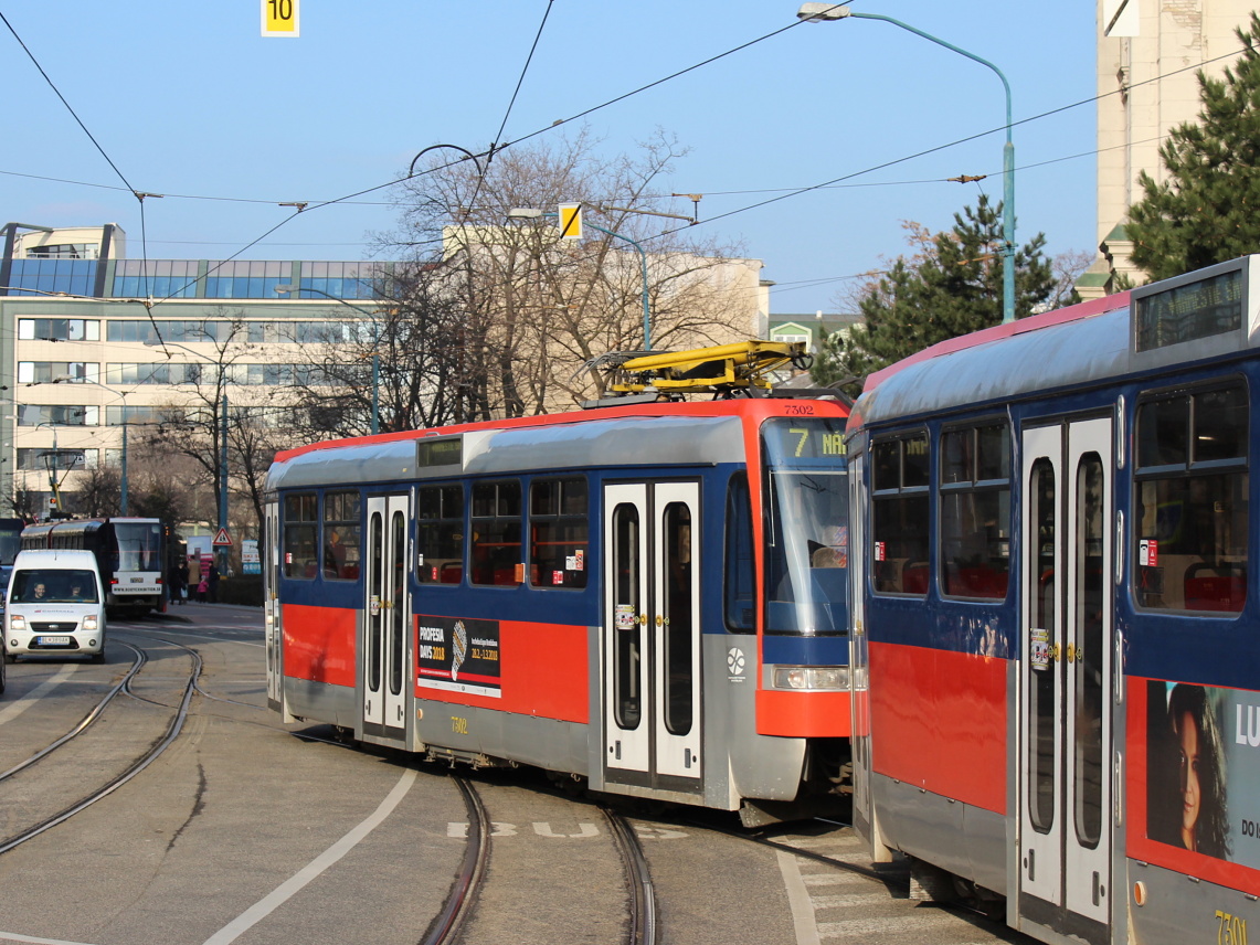 Bratislava, Tatra T3S № 7302