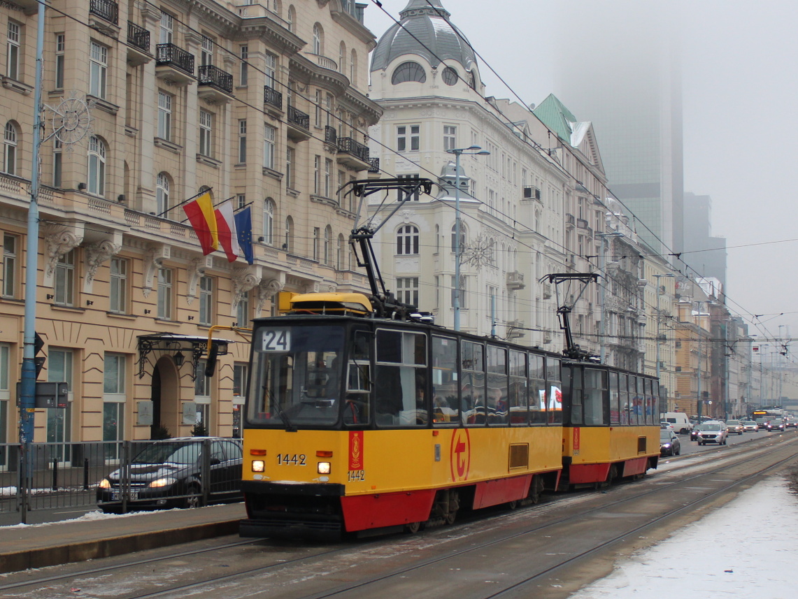 Варшава, Konstal 105Nf № 1442