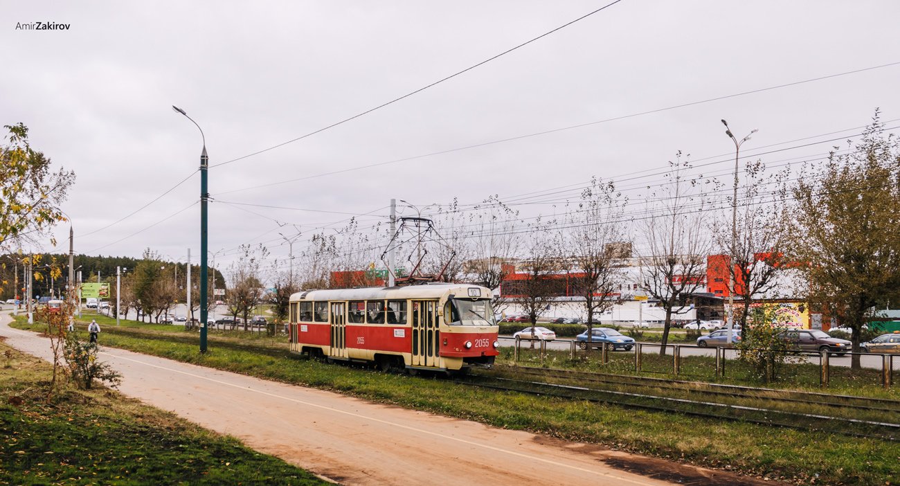 Ижевск, Tatra T3SU мод. Ижевск № 2055
