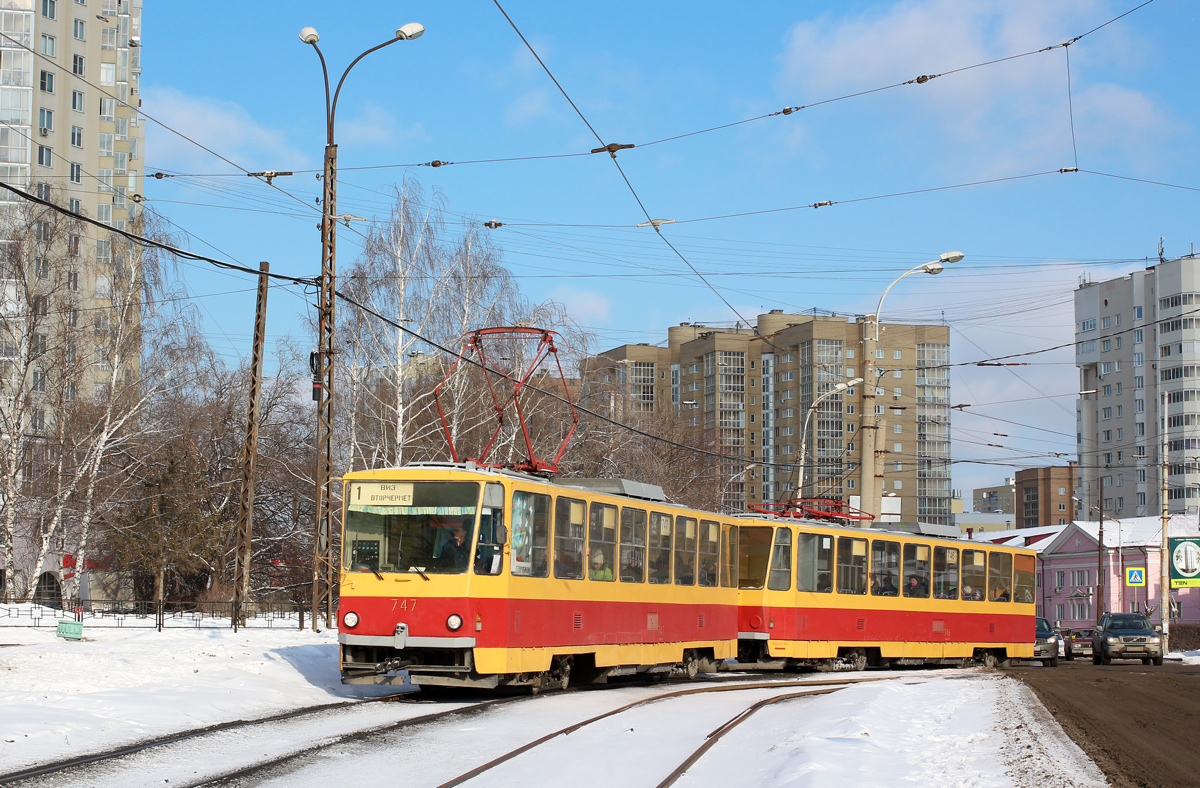 Екатеринбург, Tatra T6B5SU № 747