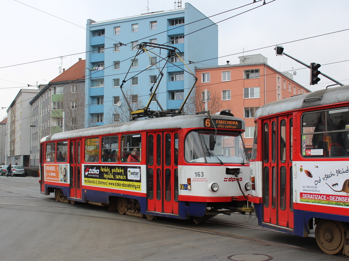 Olomouc, Tatra T3R.P № 163