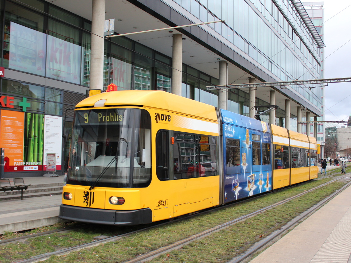 Дрезден, SachsenTram NGT 6 DD № 2531