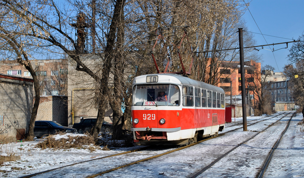 Донецк, Tatra T3SU № 929