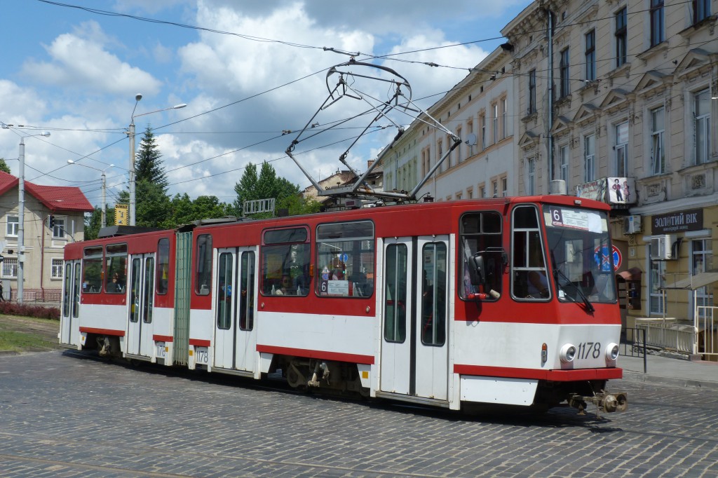 Львов, Tatra KT4D № 1178