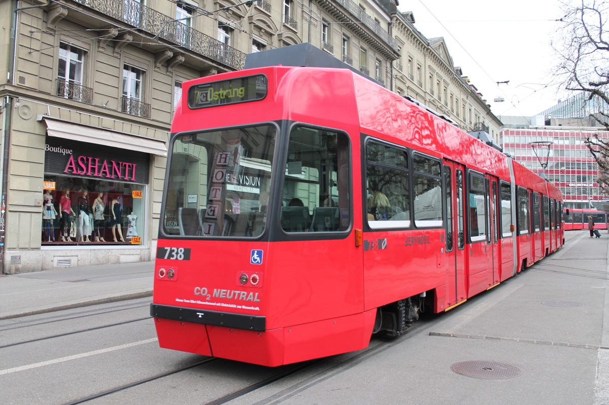 Берн, ACMV/ABB/Duewag Be 4/8 № 738