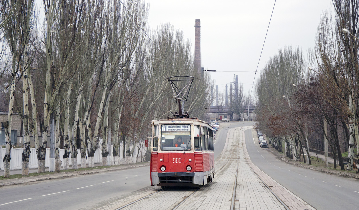 Мариуполь, 71-605 (КТМ-5М3) № 980
