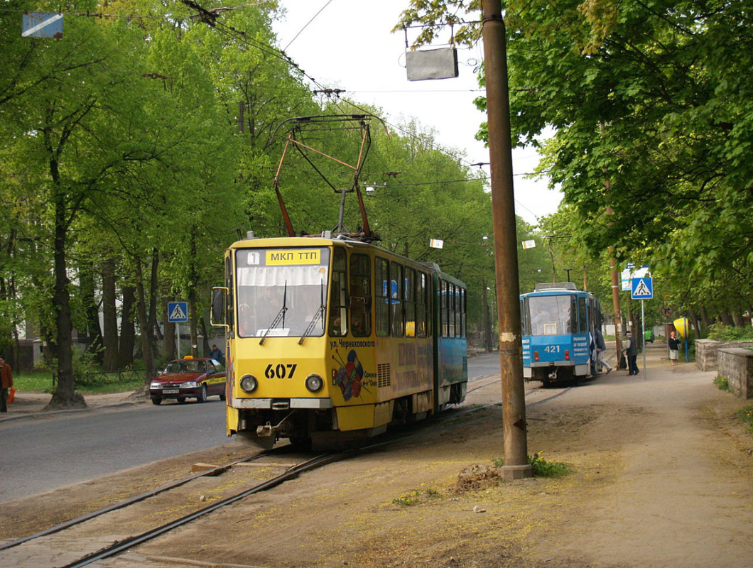 Калининград, Tatra KT4D № 607