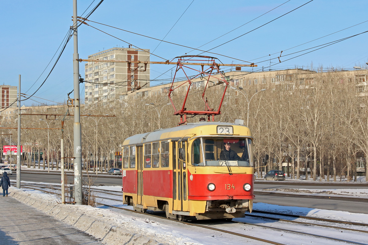 Екатеринбург, Tatra T3SU № 134