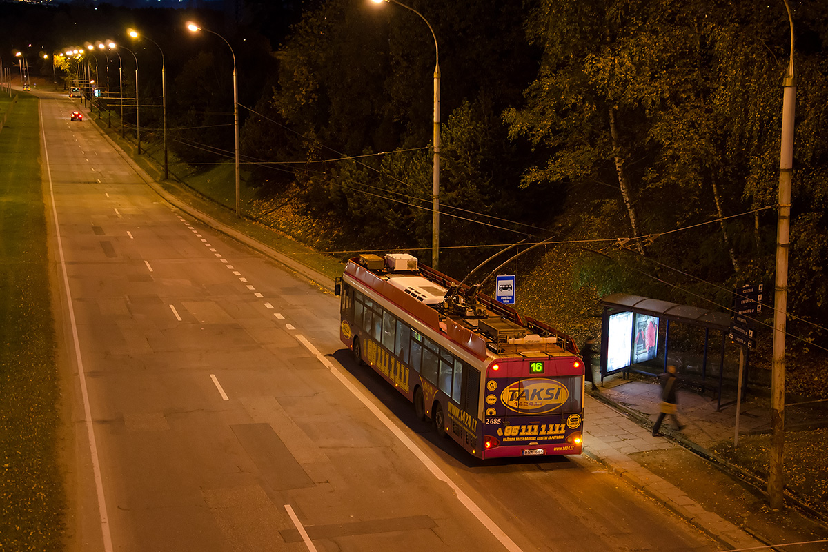 Вильнюс, Solaris Trollino II 15 AC № 2685 Вильнюс, Solaris Trollino II 15 AC № 2685