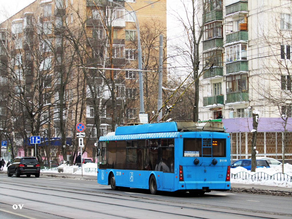 Москва, Тролза-5265.00 «Мегаполис» № 2119