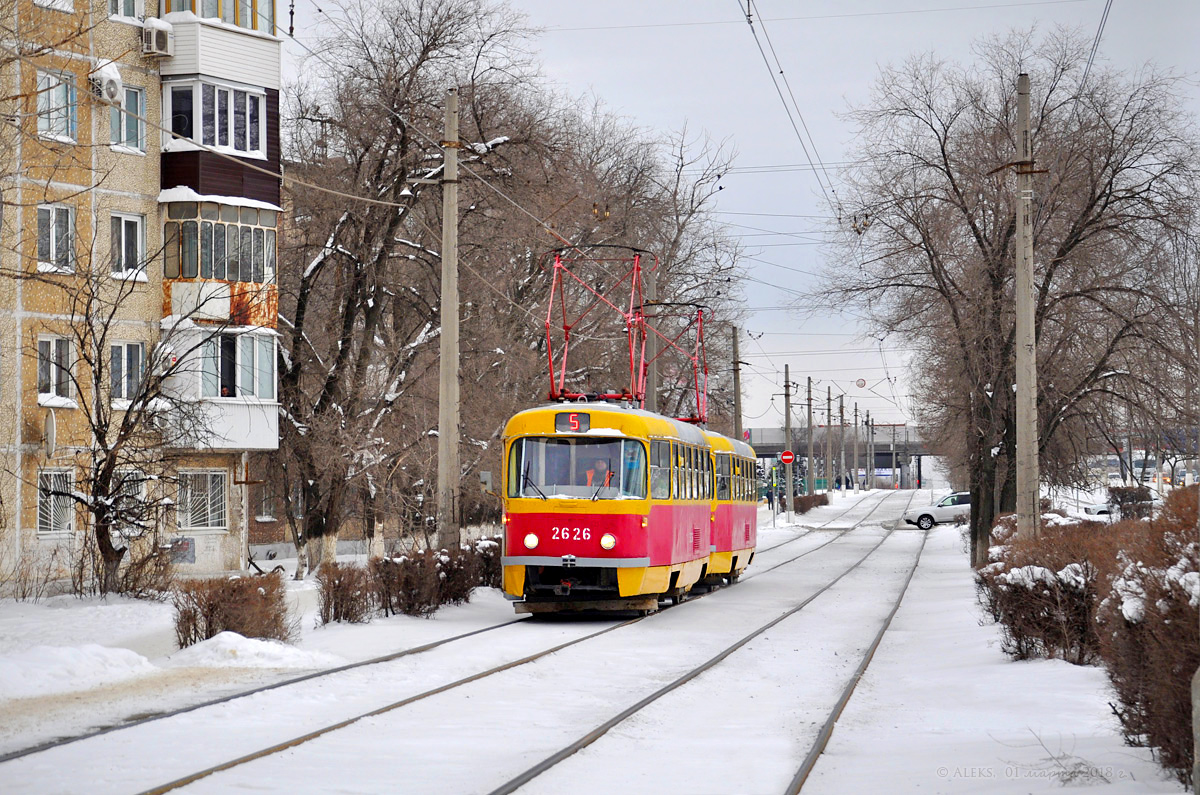 Volgograd, Tatra T3SU (2-door) # 2626 Volgograd, Tatra T3SU (2-door) # 2626
