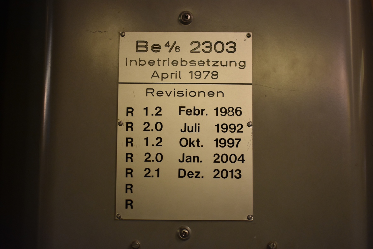 Zurich, SWS/SWP/BBC Be 4/6 "Tram 2000" (without cab) Br. 2303