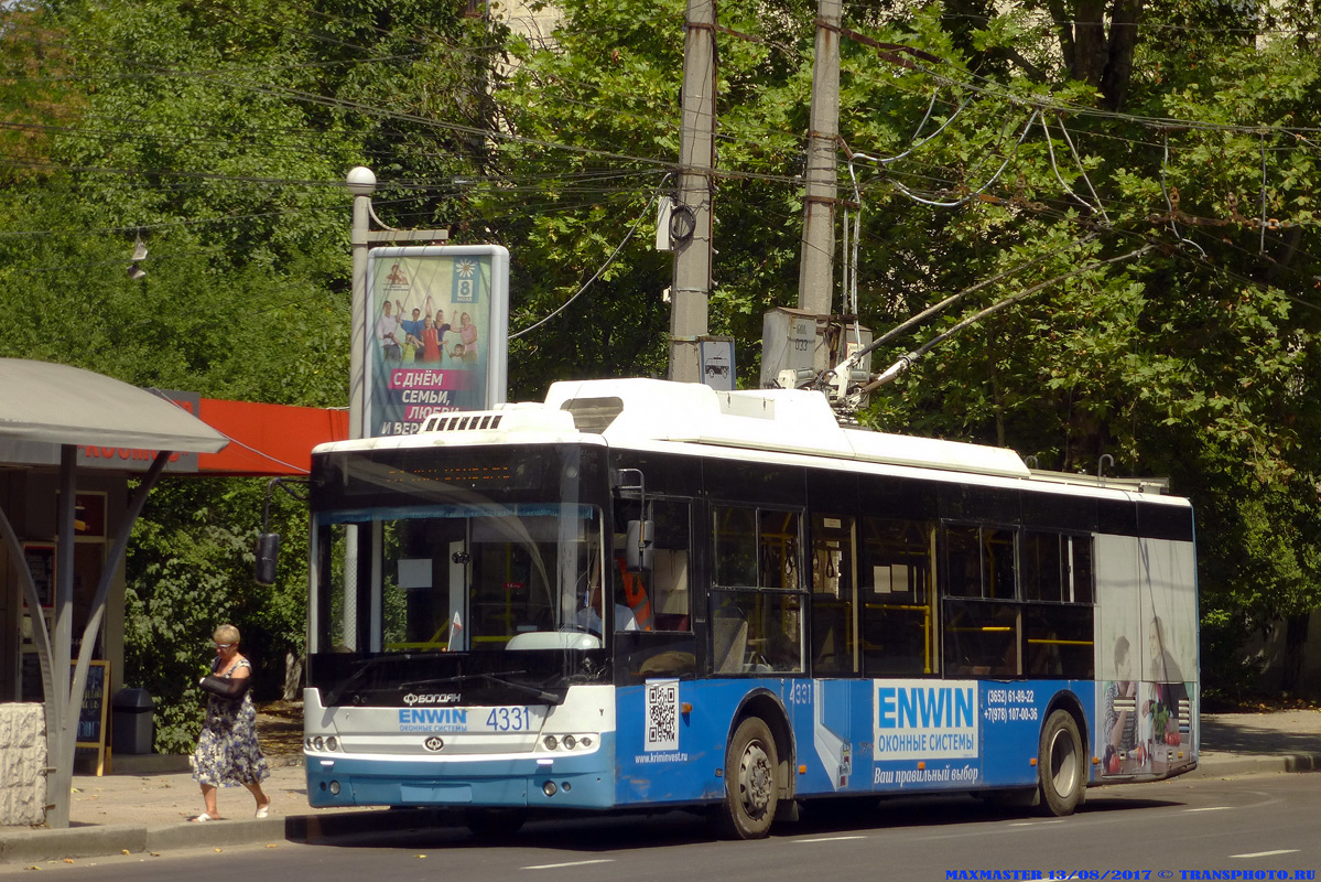 Қырым троллейбусы, Bogdan T70110 № 4331