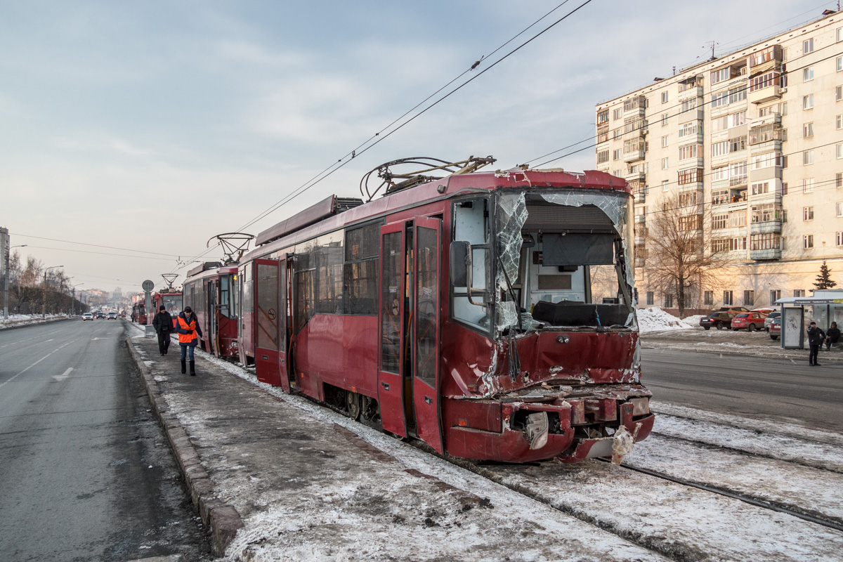 Казань, БКМ 62103 № 1328; Казань — ДТП и прочие происшествия с электротранспортом