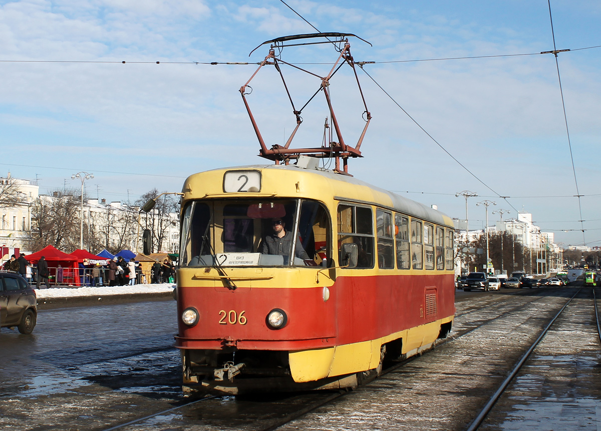 Jekaterinburga, Tatra T3SU № 206
