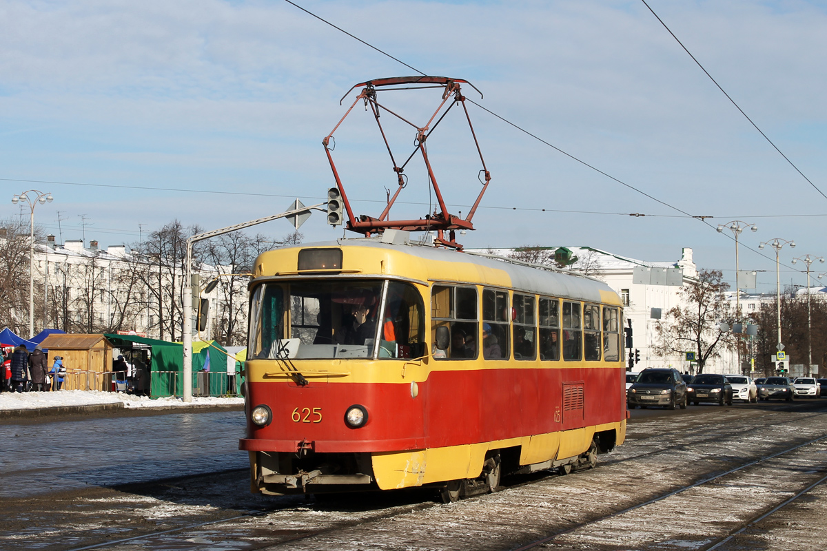 Екатеринбург, Tatra T3SU (двухдверная) № 625