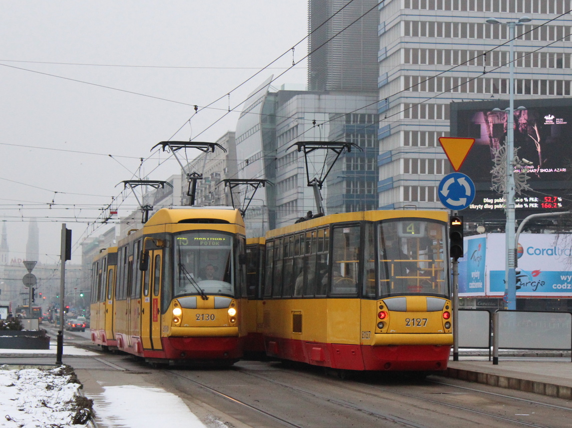 Варшава, Konstal 105N2k/2000 № 2130; Варшава, Konstal 105N2k/2000 № 2127