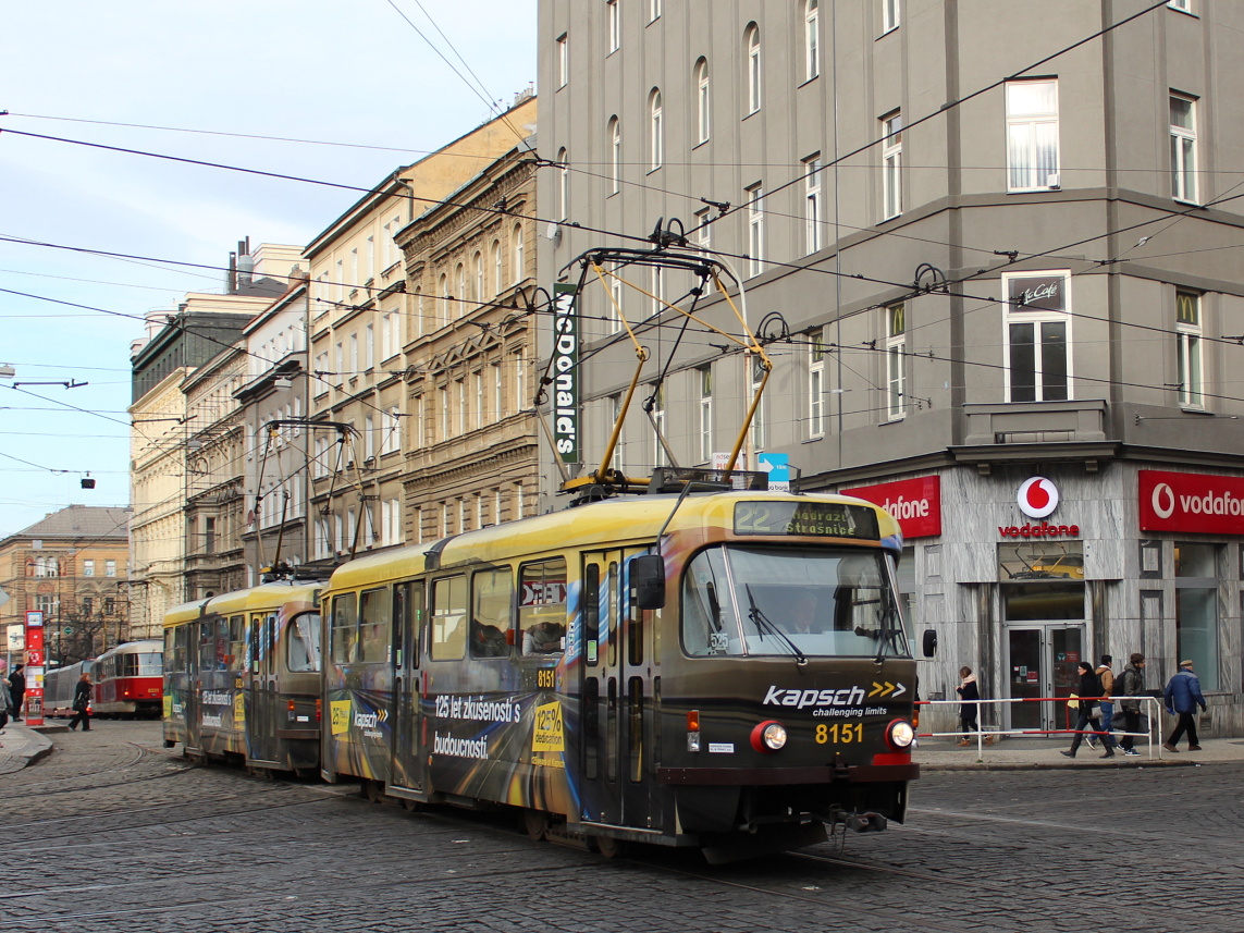 Прага, Tatra T3R.PV № 8151