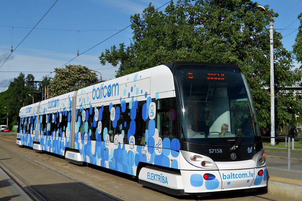 Рига, Škoda 15T ForCity Alfa Riga № 57158