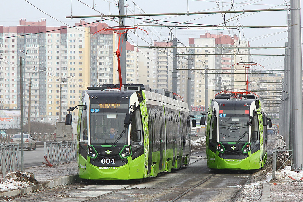 Санкт-Петербург, Stadler B85600M № 004; Санкт-Петербург, Stadler B85600M № 005