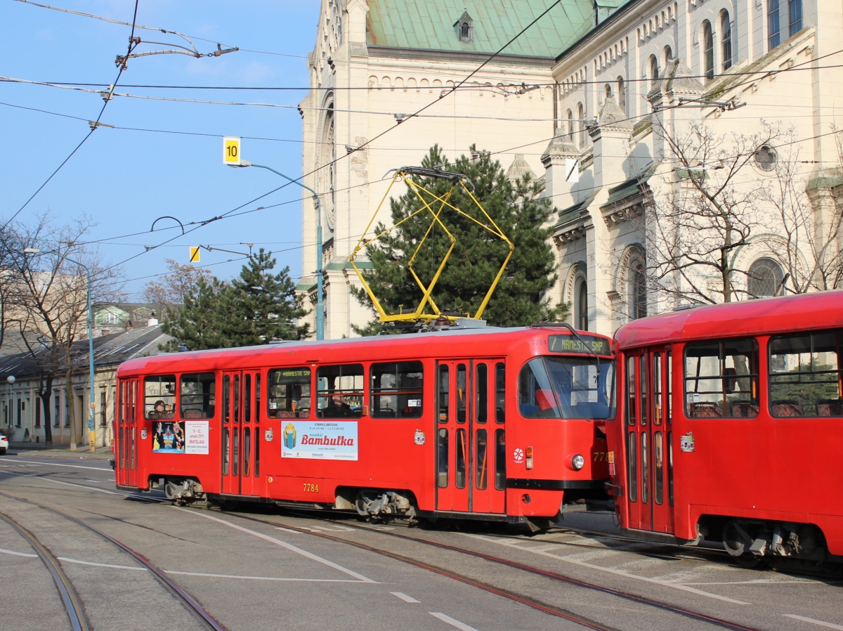 Братислава, Tatra T3P № 7784