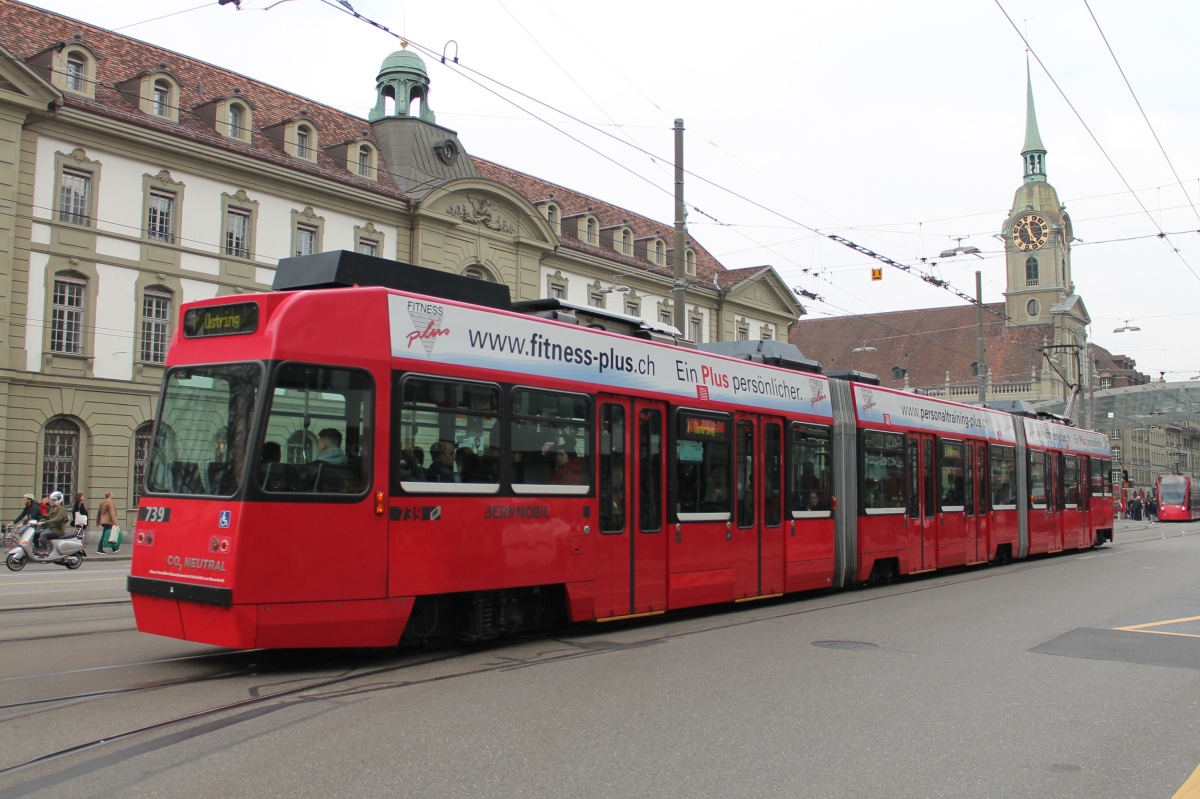 Берн, ACMV/ABB/Duewag Be 4/8 № 739