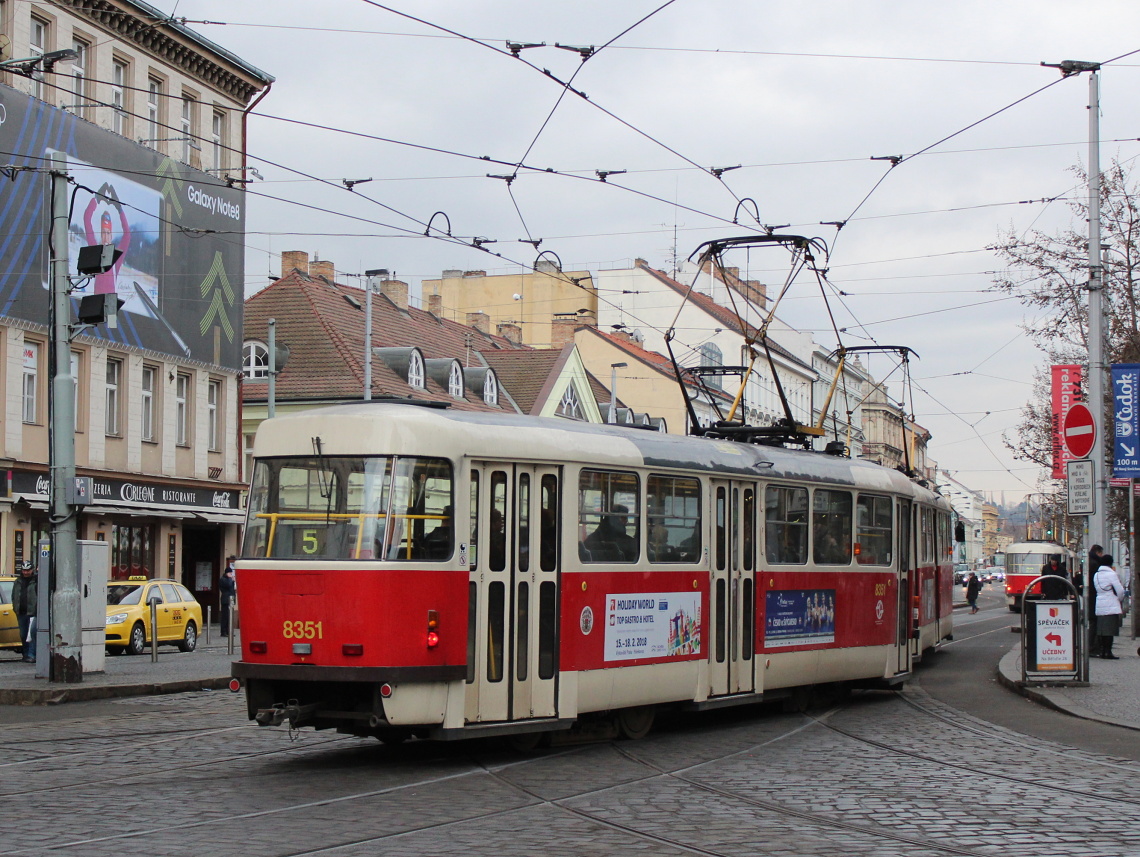 Прага, Tatra T3R.P № 8351