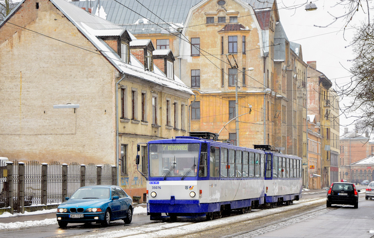 Рига, Tatra T3MR (T6B5-R) № 35076