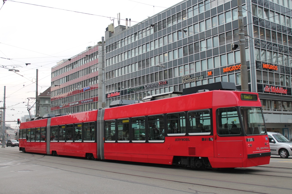 Берн, ACMV/ABB/Duewag Be 4/8 № 738