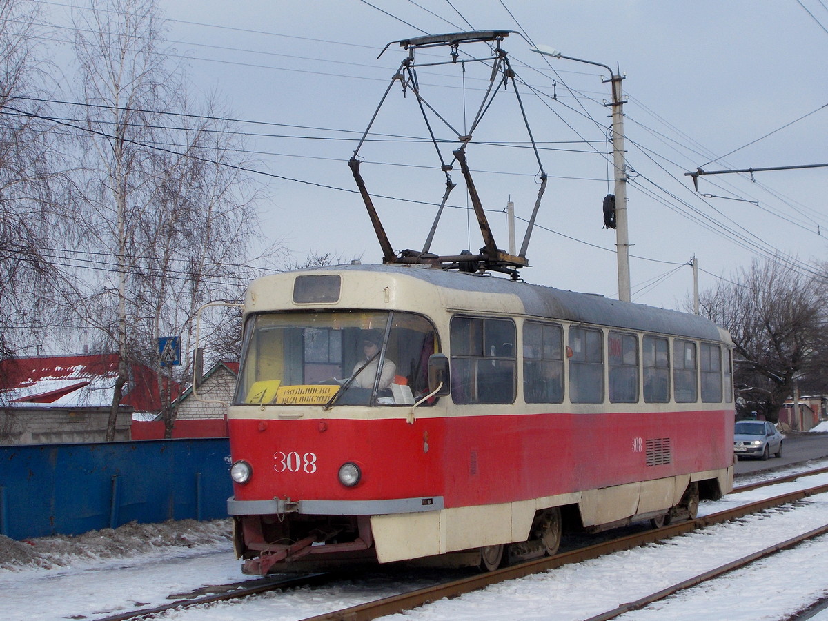 Курск, Tatra T3SU № 308
