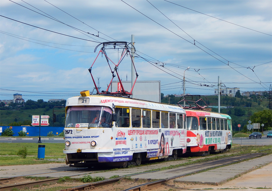 Nyizsnij Novgorod, Tatra T3SU — 2672