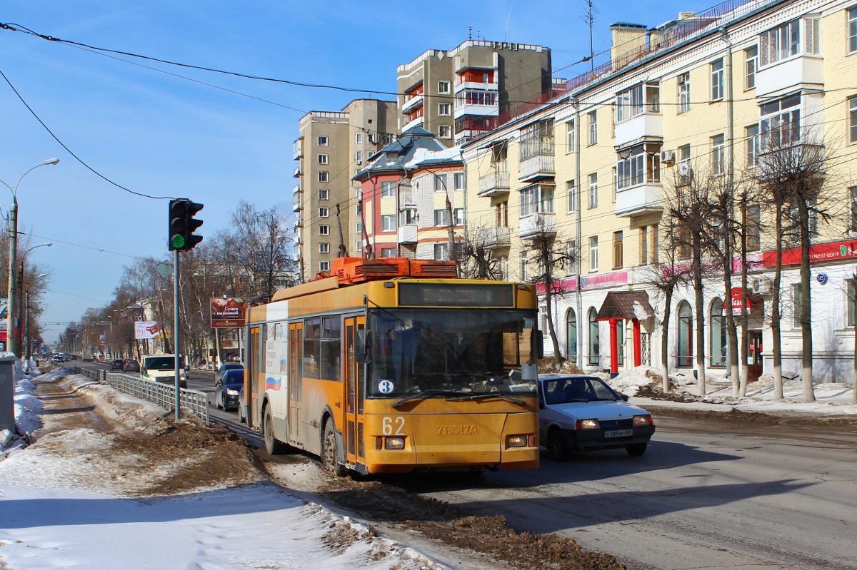 Тверь, Тролза-5275.05 «Оптима» № 62; Тверь — Троллейбусные линии: Заволжский район