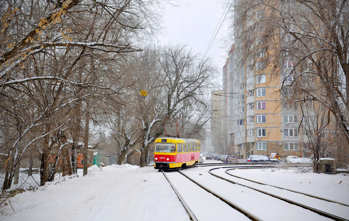 Volgograd, Tatra T3SU (2-door) č. 2605