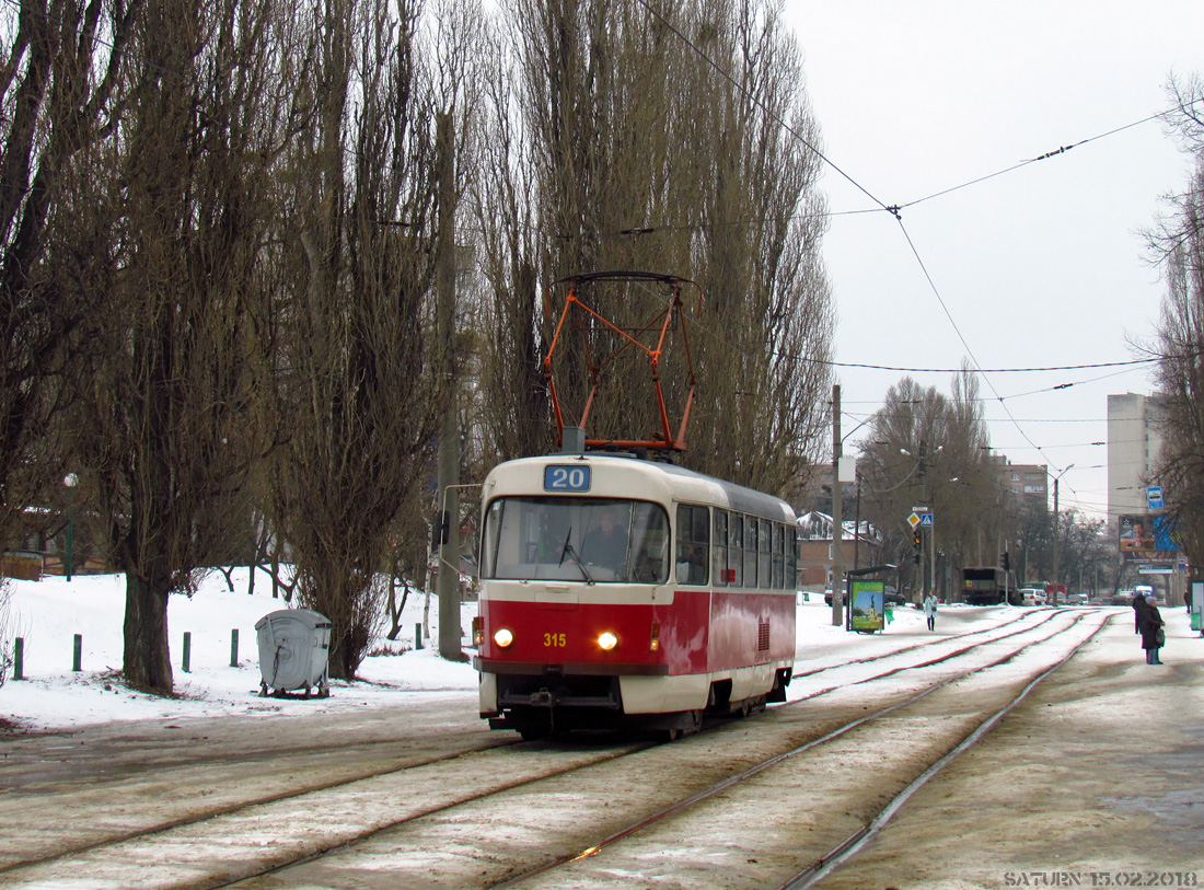 Харків, Tatra T3SUCS № 315