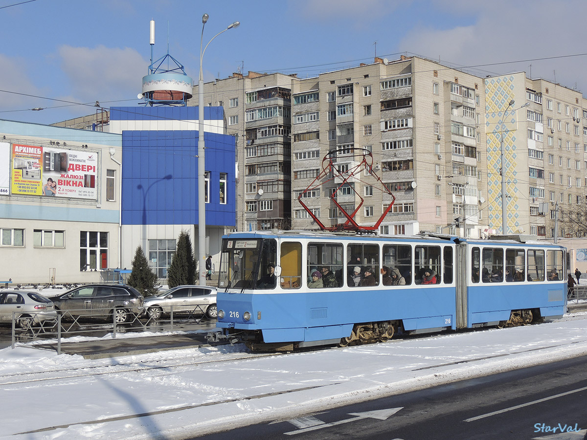 Винница, Tatra KT4SU № 216