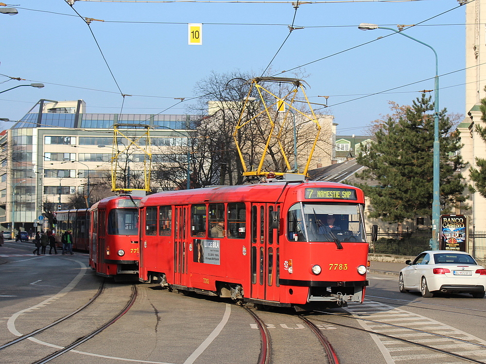 Братислава, Tatra T3P № 7783