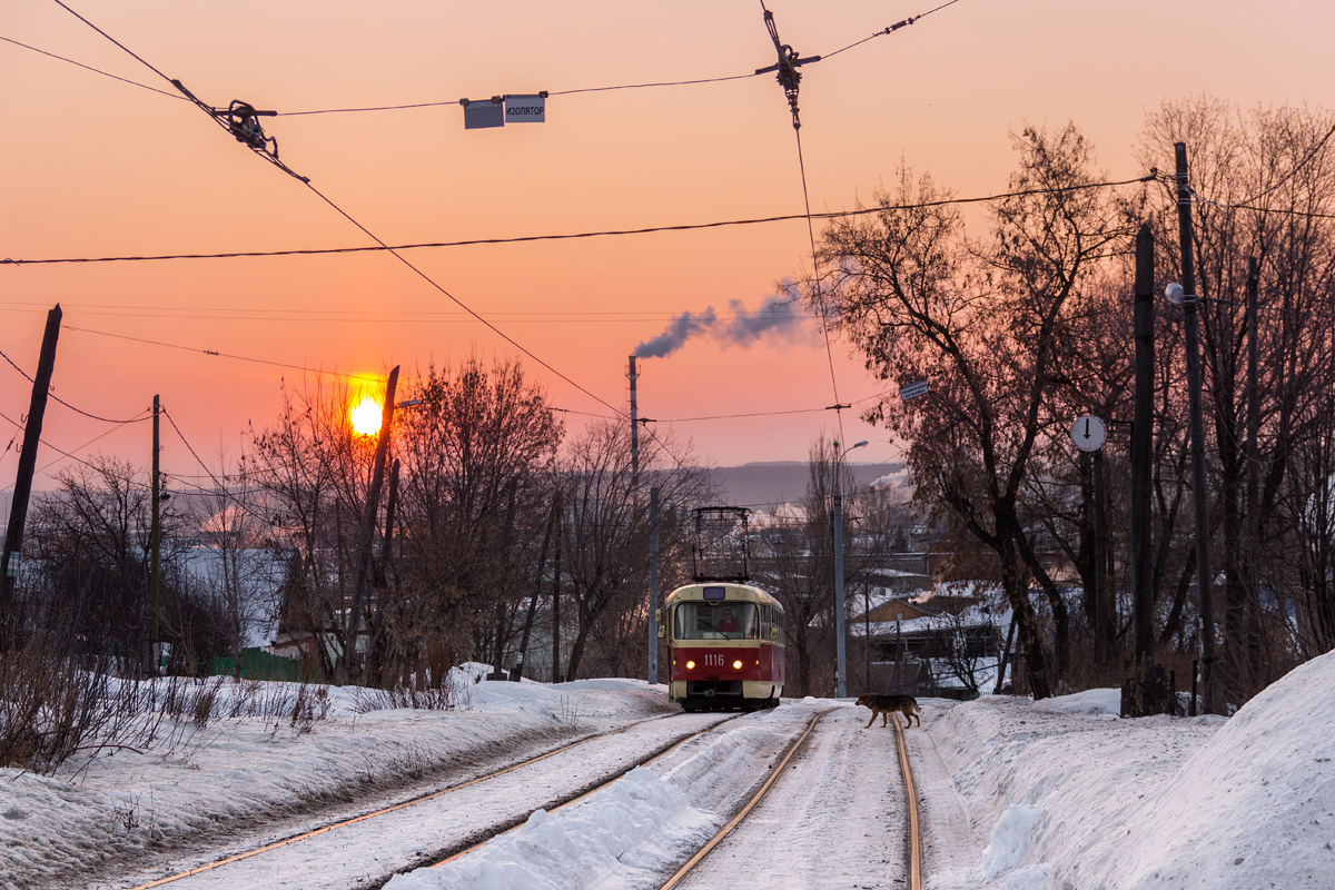 Ижевск, Tatra T3SU (двухдверная) № 1116