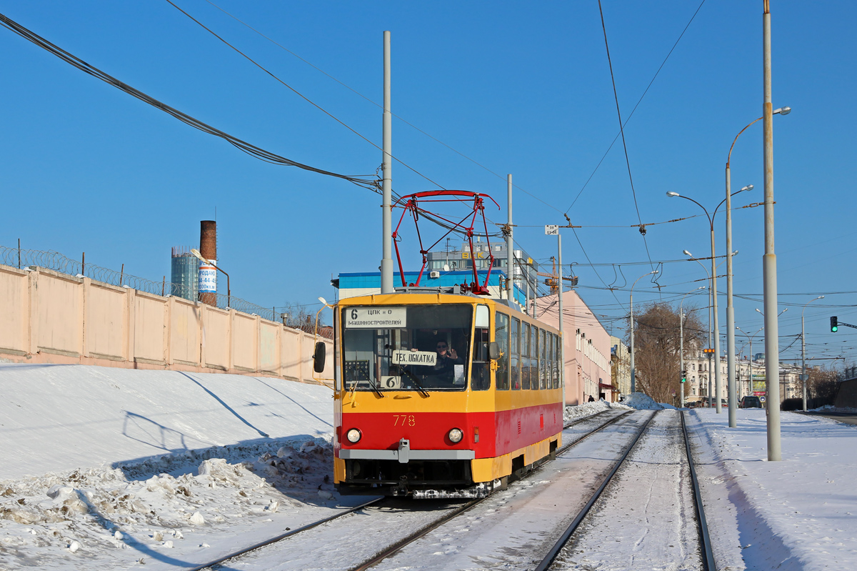 Екатеринбург, Tatra T6B5SU № 778