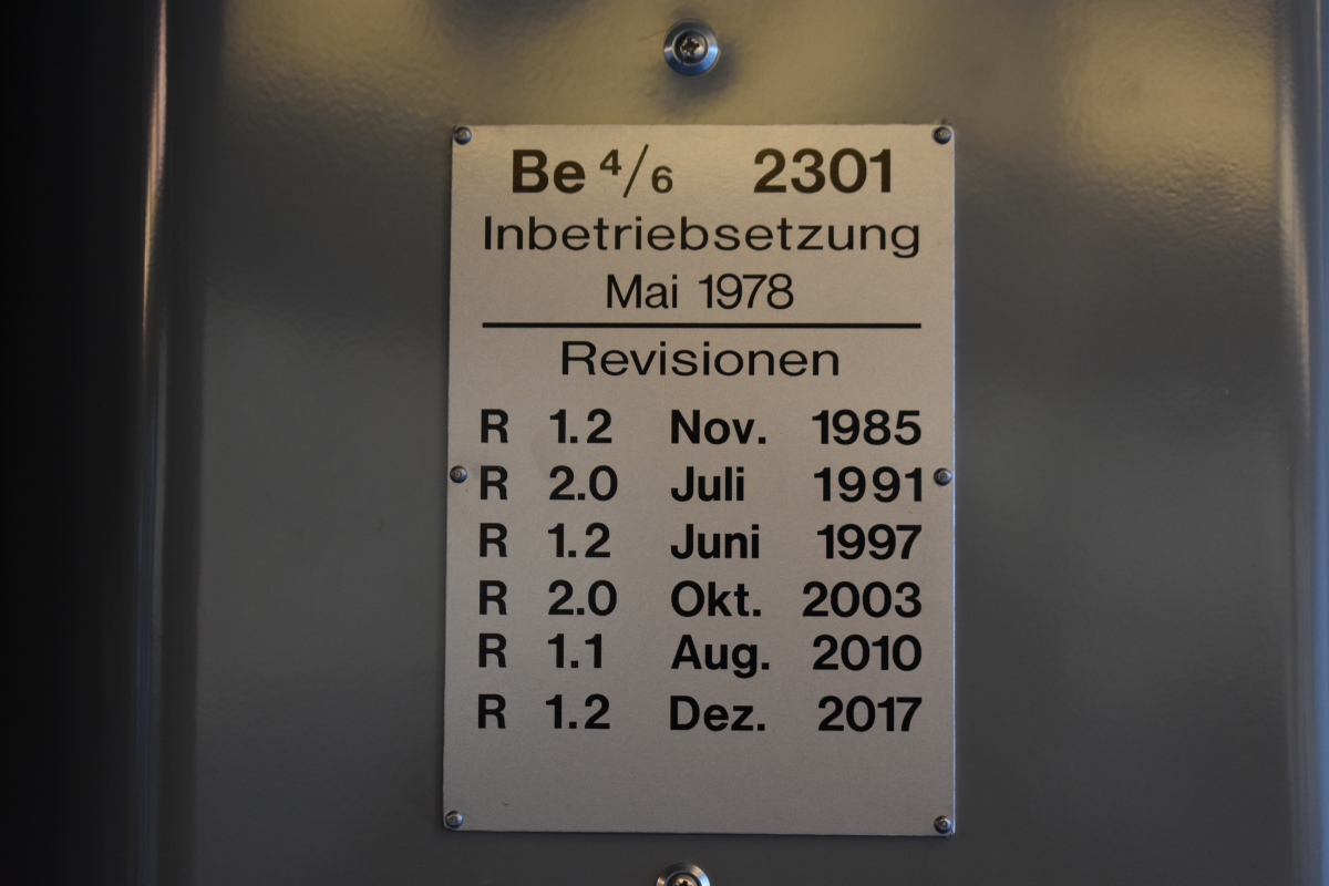 Цюрих, SWS/SWP/BBC Be 4/6 "Tram 2000" (без кабины) № 2301