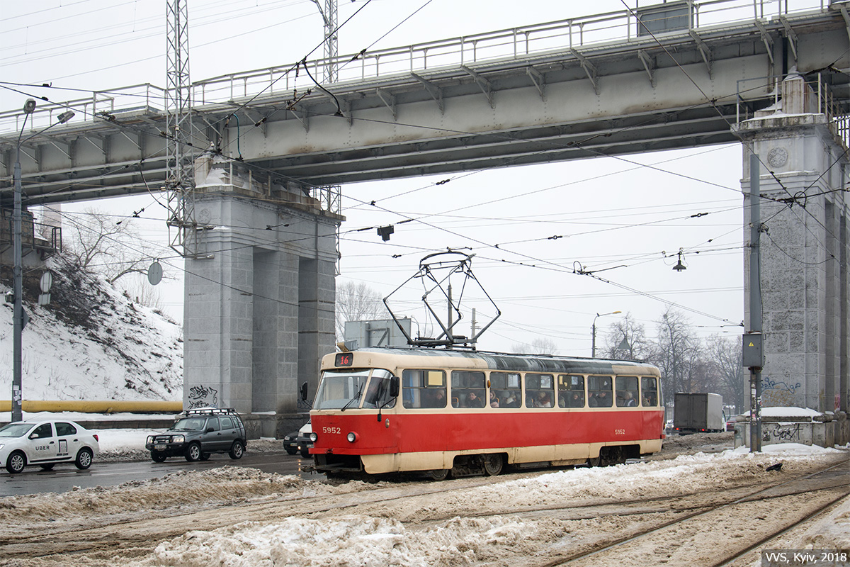 Киев, Tatra T3SU № 5952