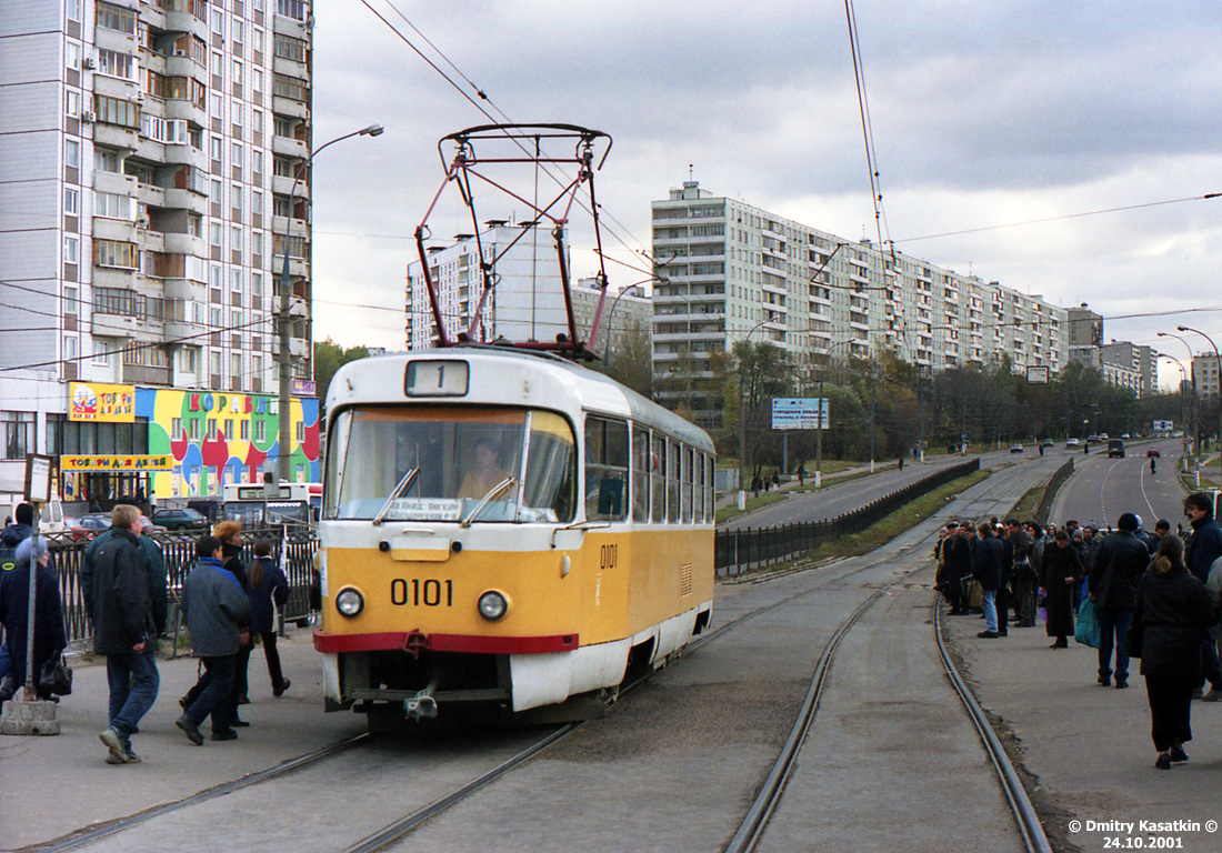 Москва, Tatra T3SU № 0101