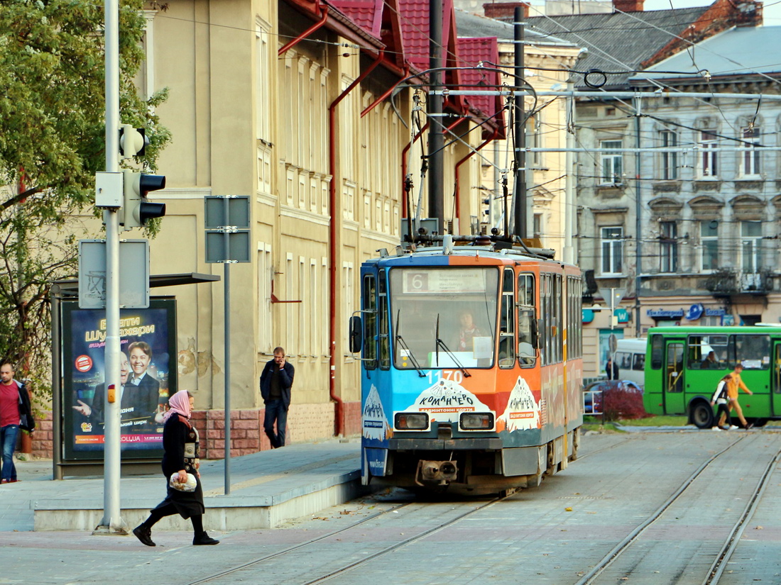 Львов, Tatra KT4D № 1170